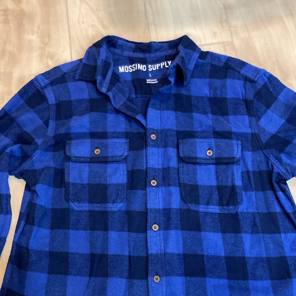 NWT Men’s blue flannel - Picture 3 of 13